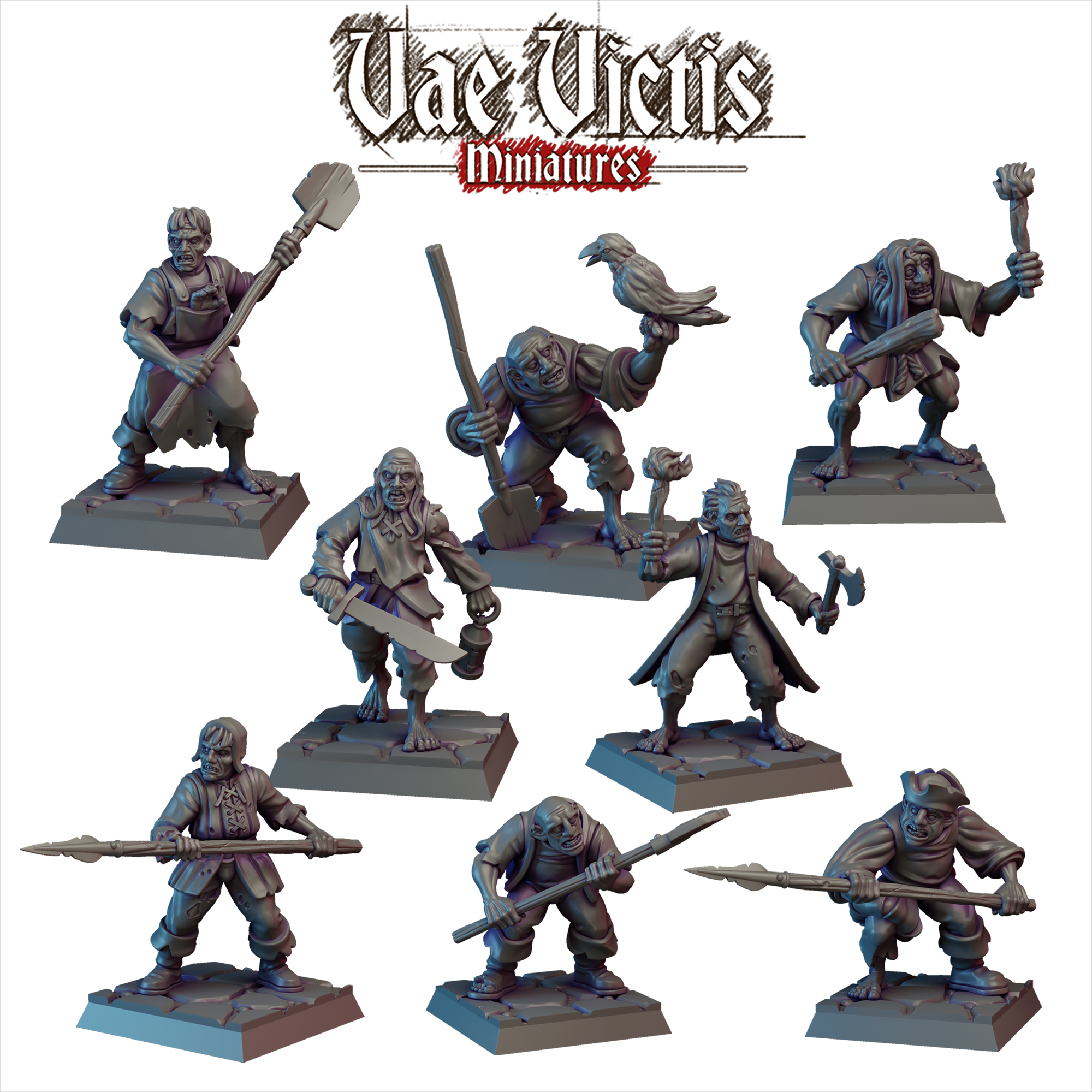 Prebuilt Servitors Warband [PRE-SUPPORTED]